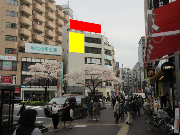 JR・京成本線・日暮里舎人ライナー日暮里駅利用者対象の屋外広告